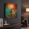 'Dethroned' By Mario Sanchez Nevado Gold Metal Wall Art