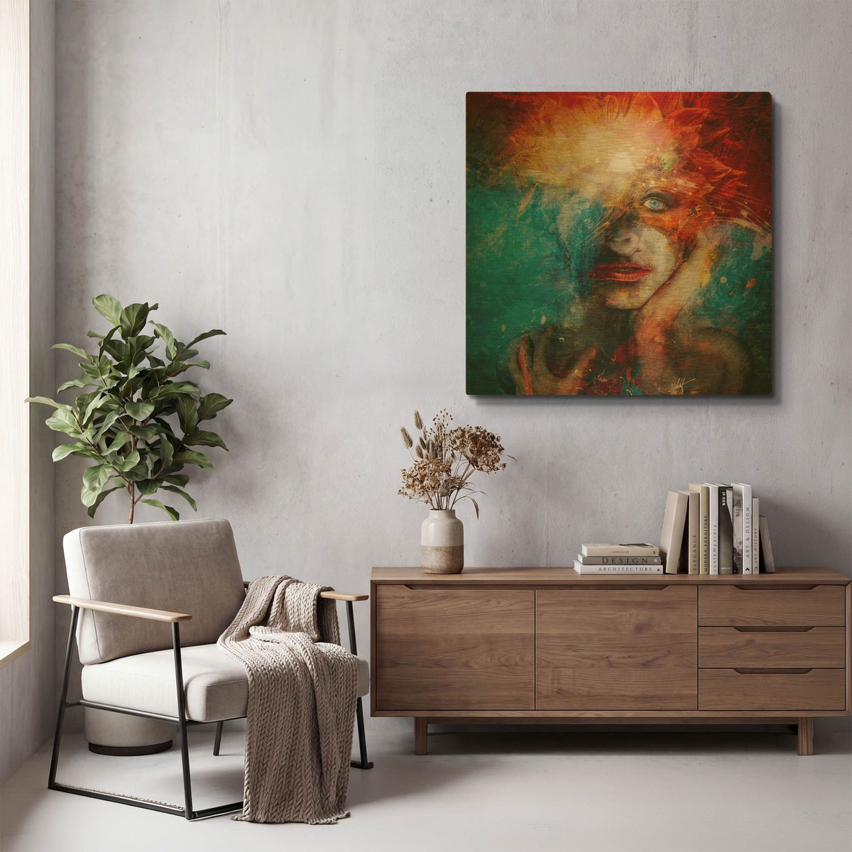 'Dethroned' By Mario Sanchez Nevado Gold Metal Wall Art
