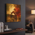 'Exile' By Mario Sanchez Nevado Gold Metal Wall Art