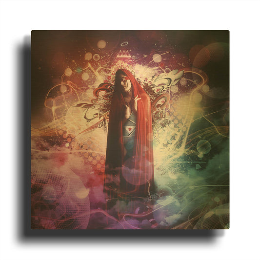 'Placebo Effect' By Mario Sanchez Nevado Gold Metal Wall Art