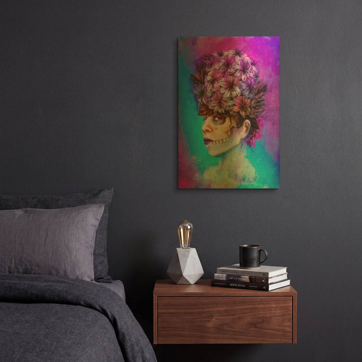 'Aurora' By Mario Sanchez Nevado Gold Metal Wall Art
