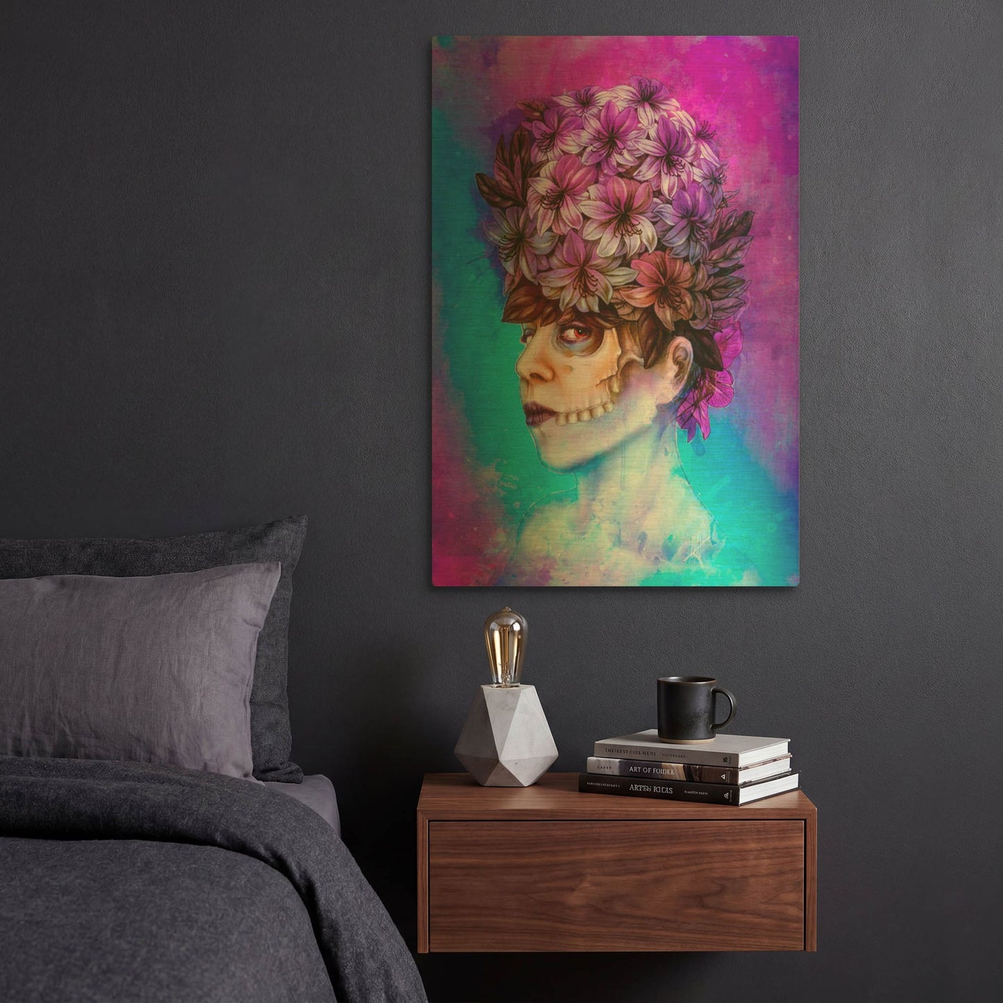 'Aurora' By Mario Sanchez Nevado Gold Metal Wall Art