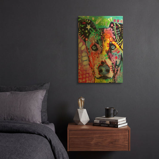 'Flipped' By Dean Russo Gold Metal Wall Art