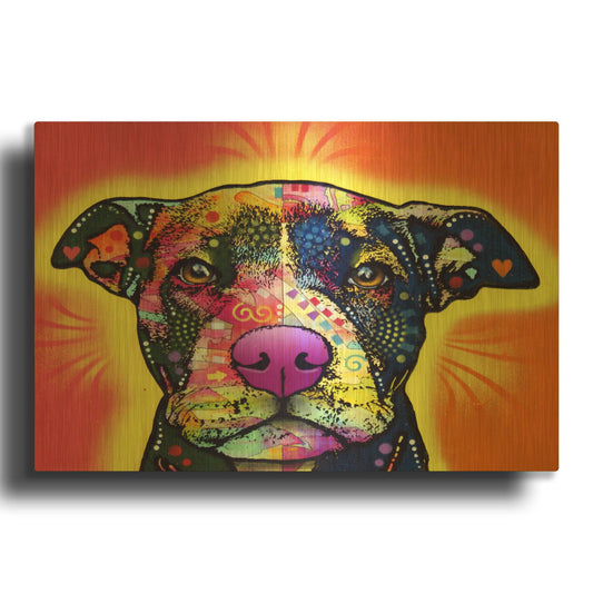'Love A Bull' By Dean Russo Gold Metal Wall Art