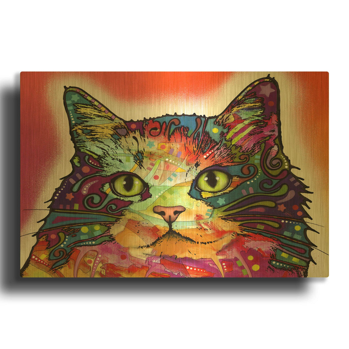 'Ragamuffin' By Dean Russo Gold Metal Wall Art