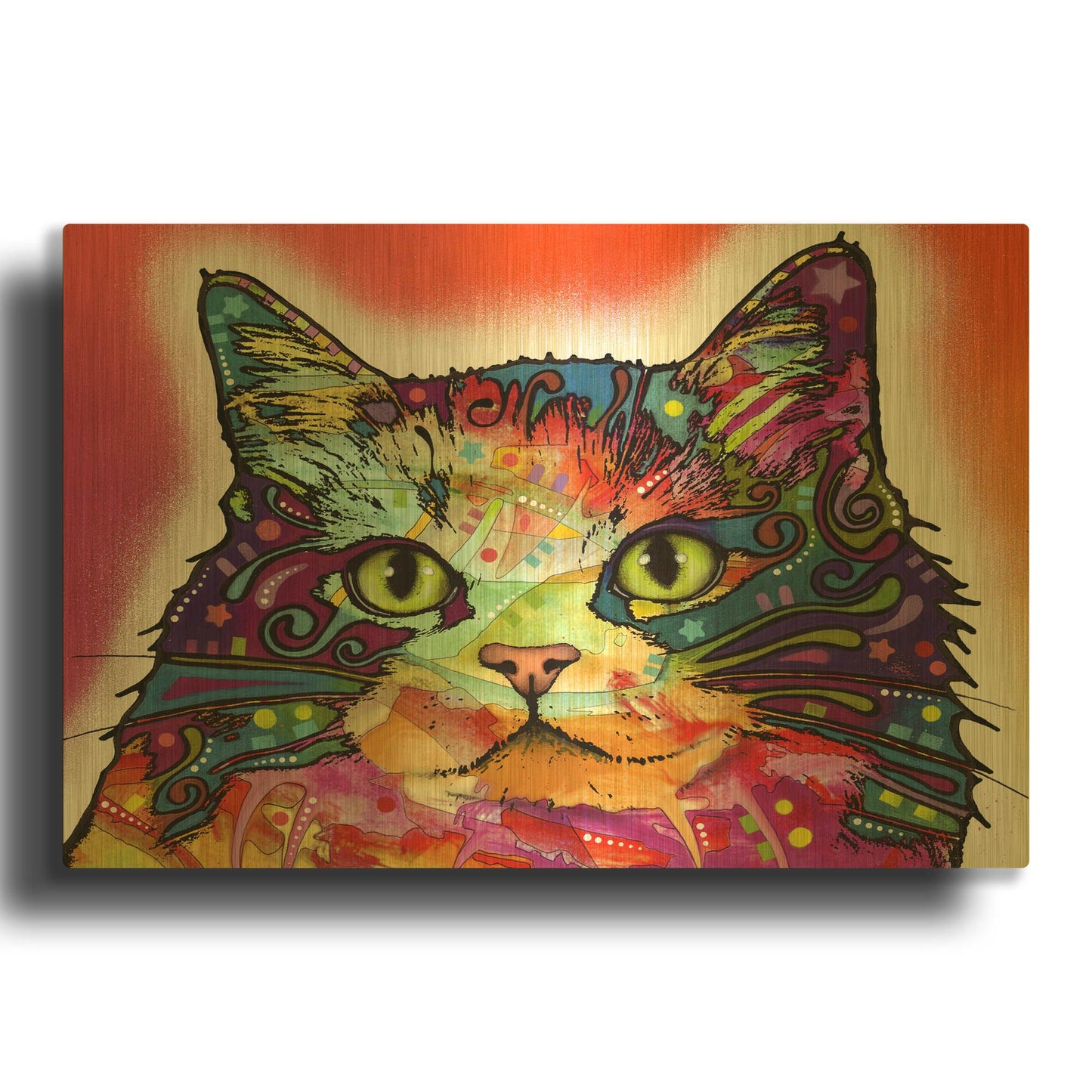 'Ragamuffin' By Dean Russo Gold Metal Wall Art