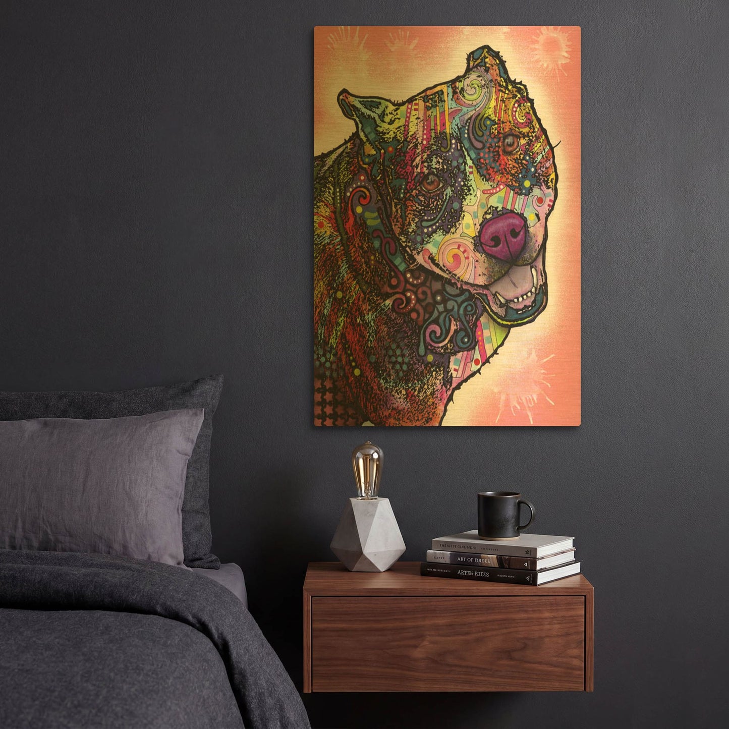 'Indelible' By Dean Russo Gold Metal Wall Art