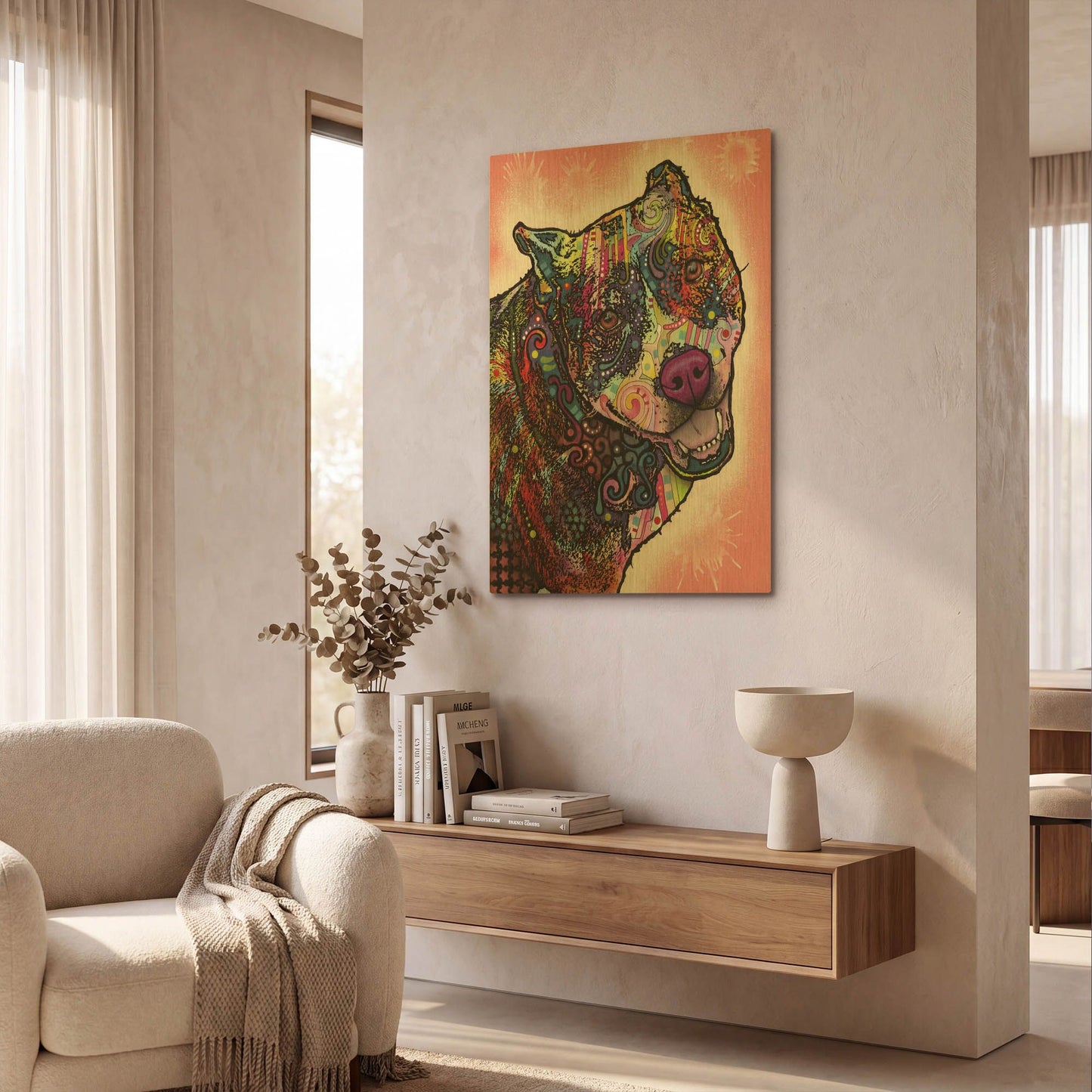 'Indelible' By Dean Russo Gold Metal Wall Art