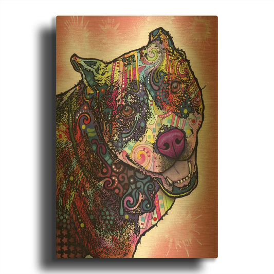 'Indelible' By Dean Russo Gold Metal Wall Art
