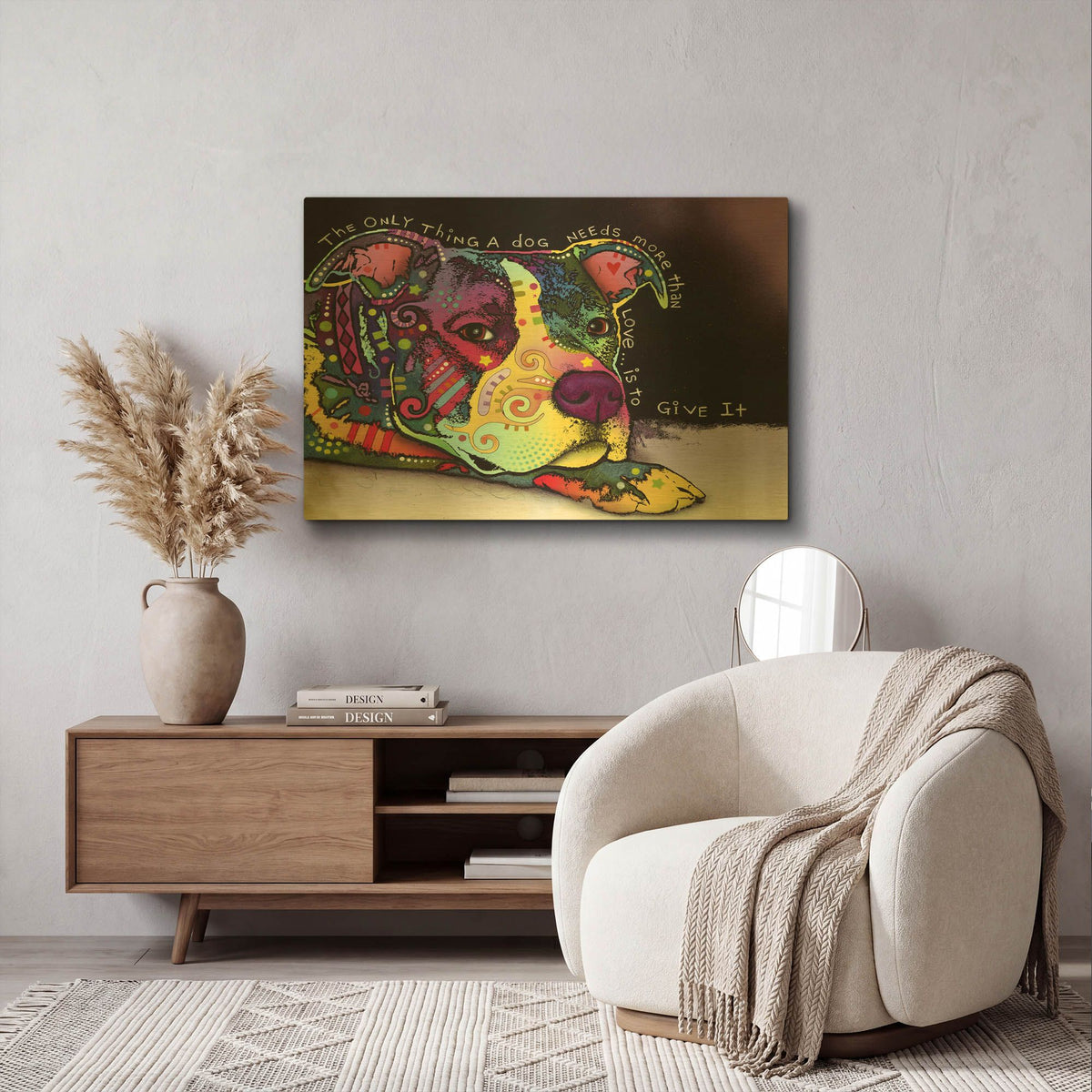 'Affection' By Dean Russo Gold Metal Wall Art