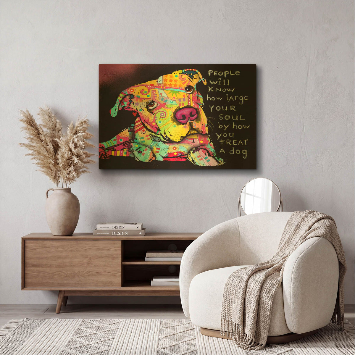 'Firu' By Dean Russo Gold Metal Wall Art