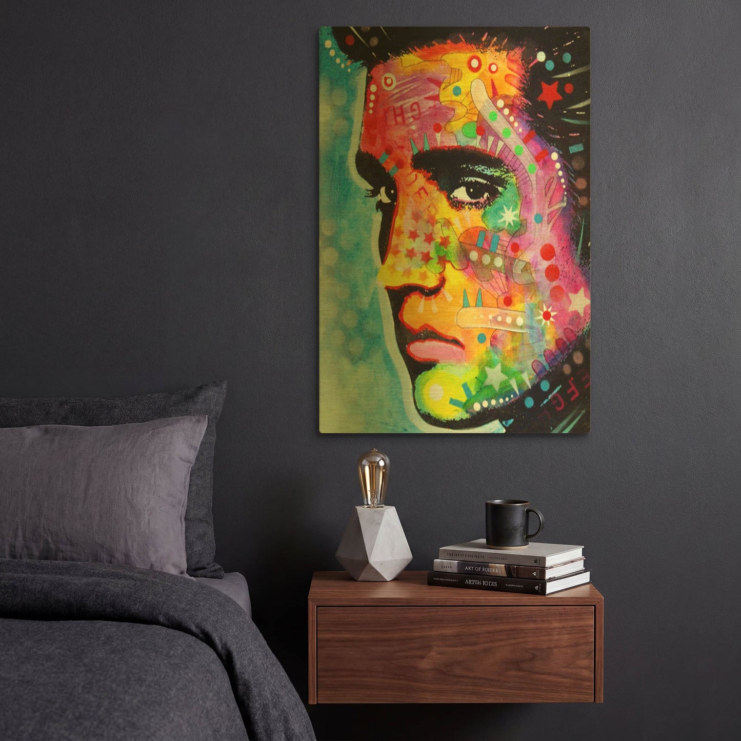 'The King' By Dean Russo Gold Metal Wall Art