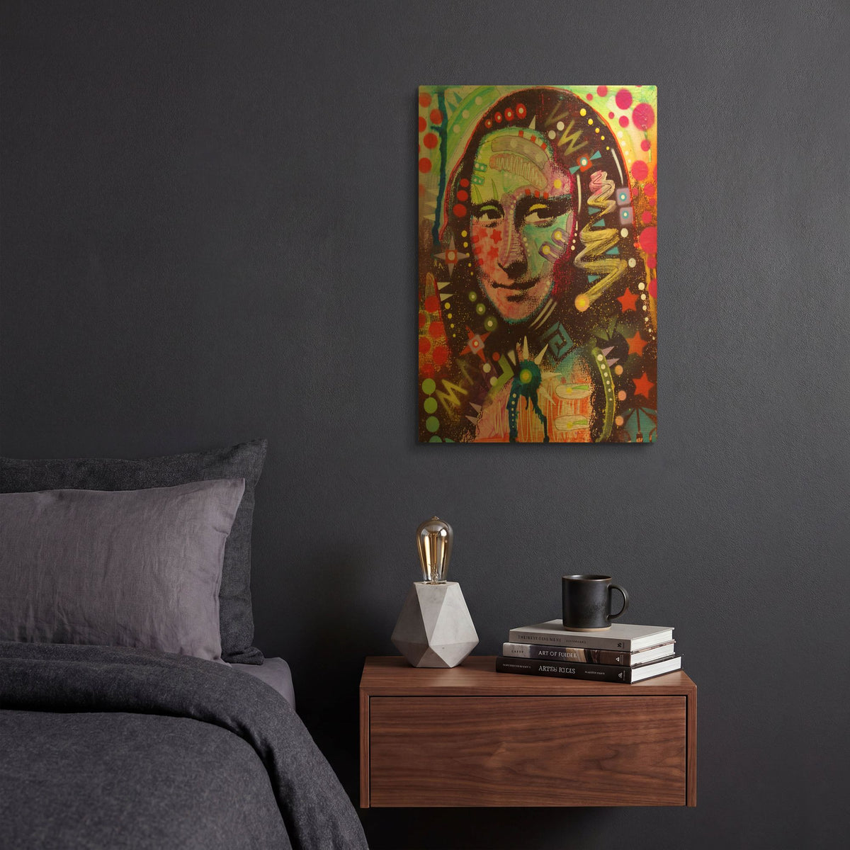 'Mona Lisa' By Dean Russo Gold Metal Wall Art