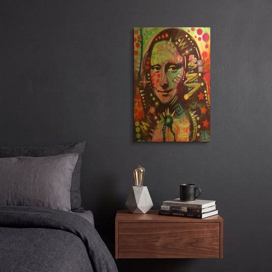 'Mona Lisa' By Dean Russo Gold Metal Wall Art