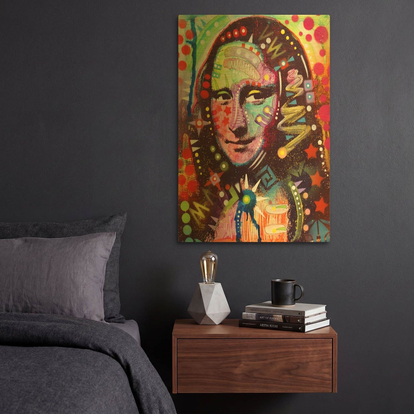 'Mona Lisa' By Dean Russo Gold Metal Wall Art