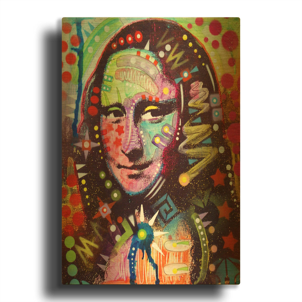 'Mona Lisa' By Dean Russo Gold Metal Wall Art
