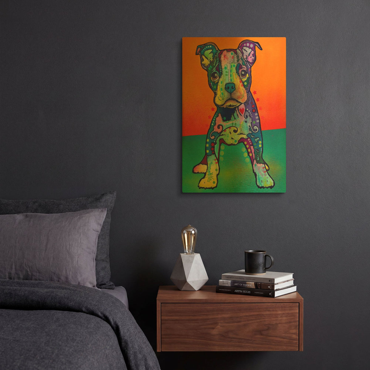 'On My Own' By Dean Russo Gold Metal Wall Art