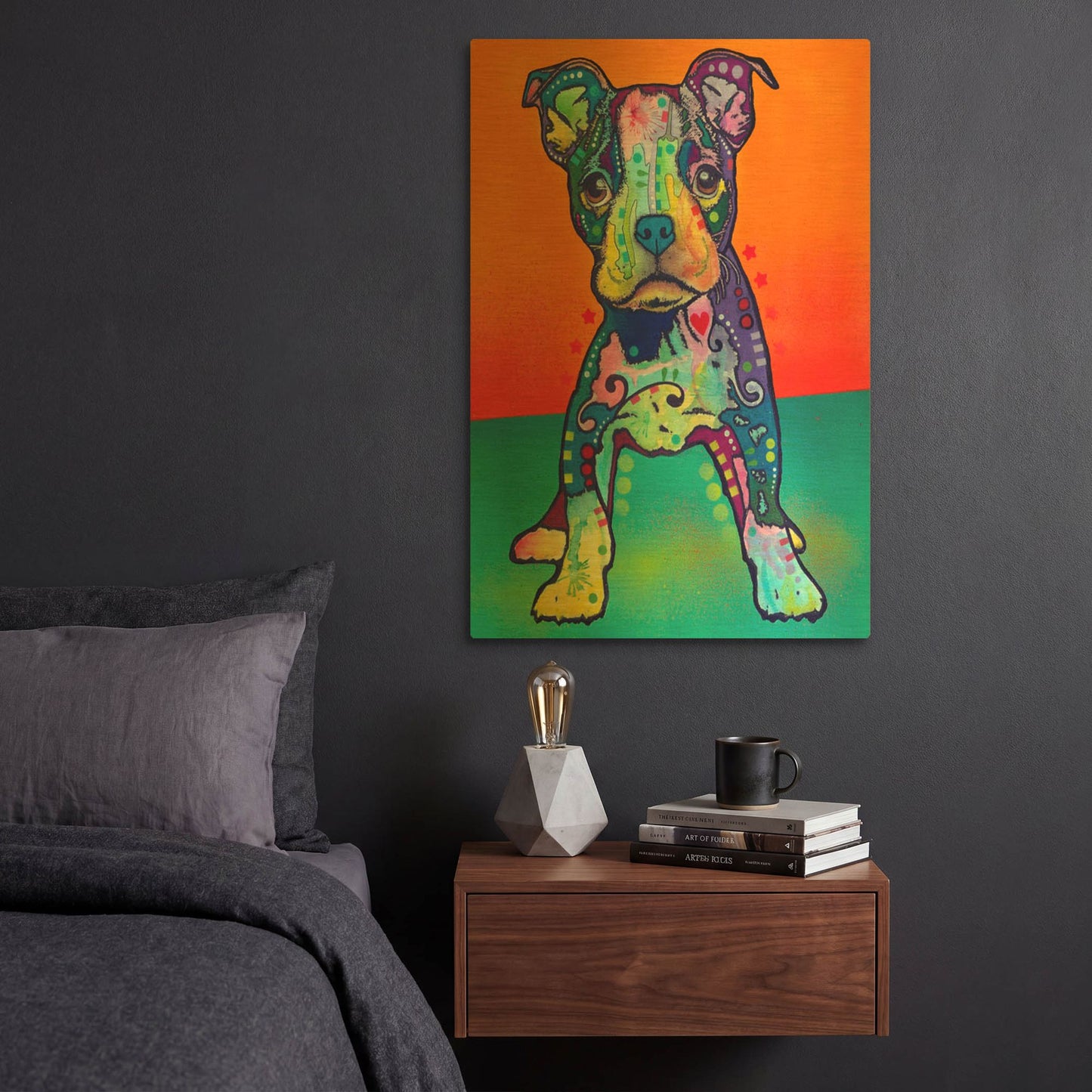 'On My Own' By Dean Russo Gold Metal Wall Art