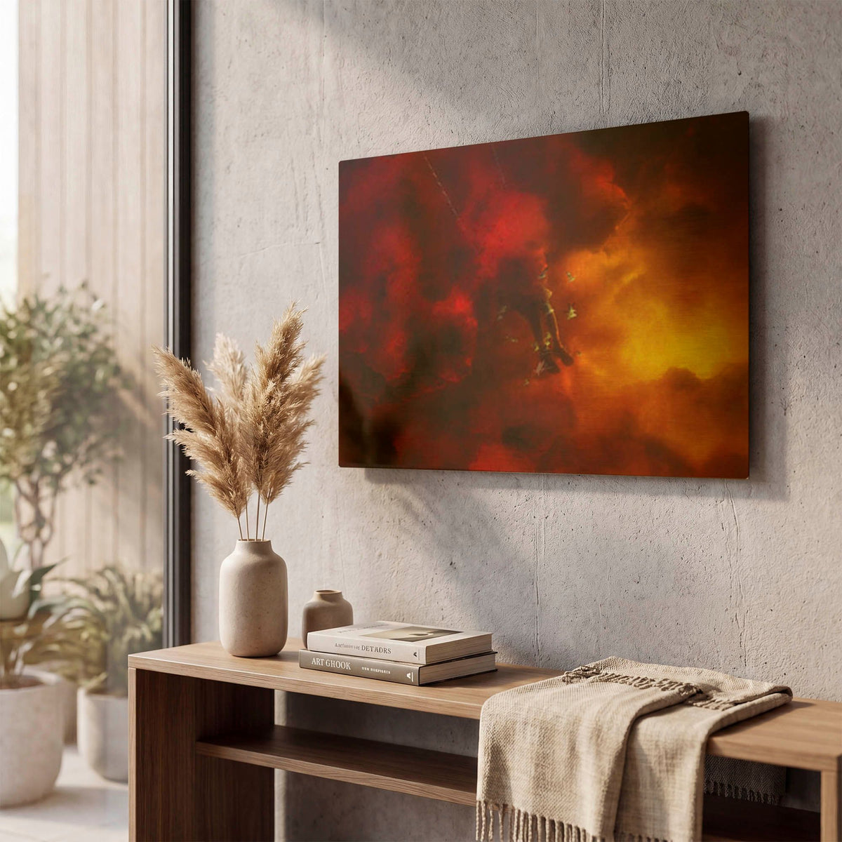 'A Dream Of Doubts' By Mario Sanchez Nevado Gold Metal Wall Art