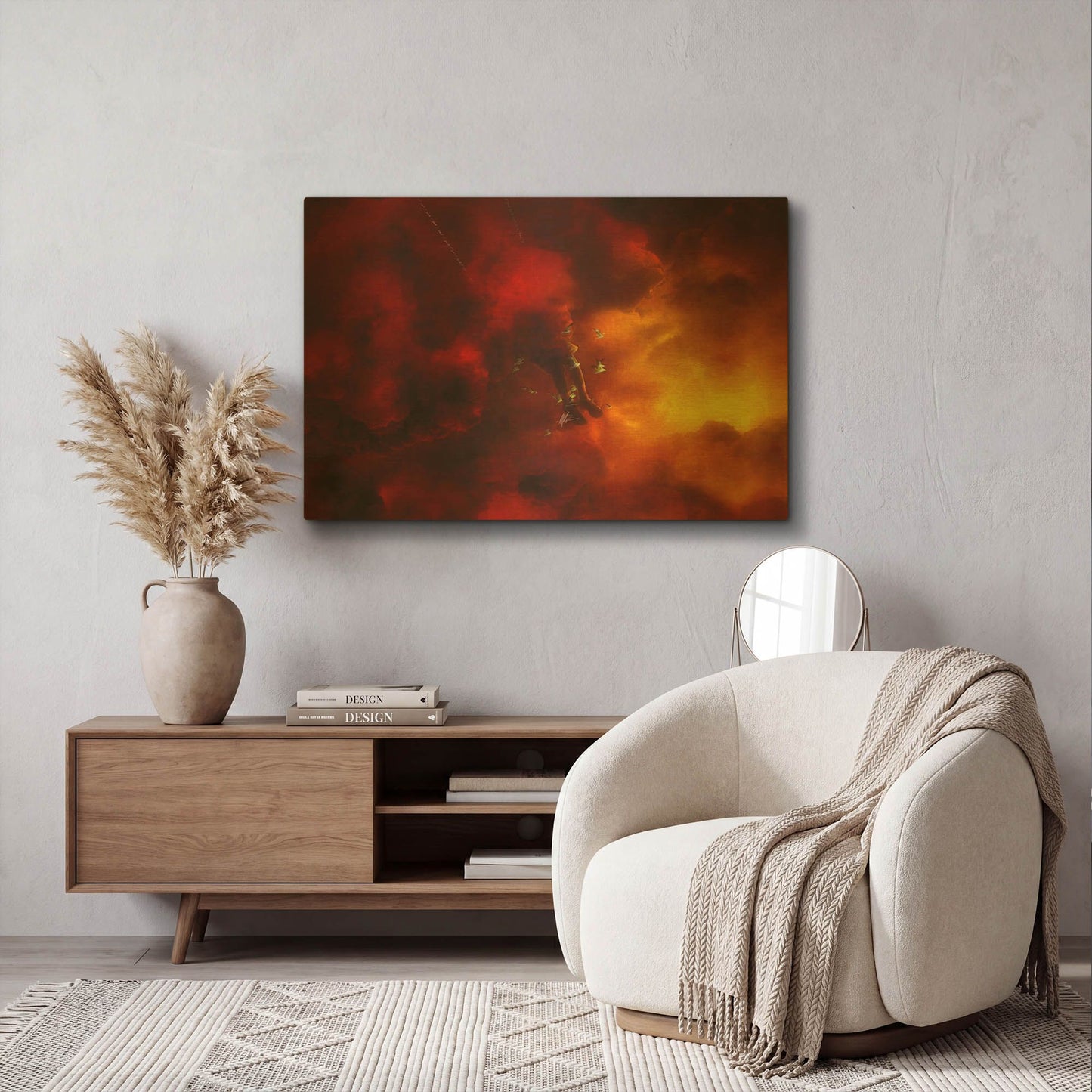 'A Dream Of Doubts' By Mario Sanchez Nevado Gold Metal Wall Art