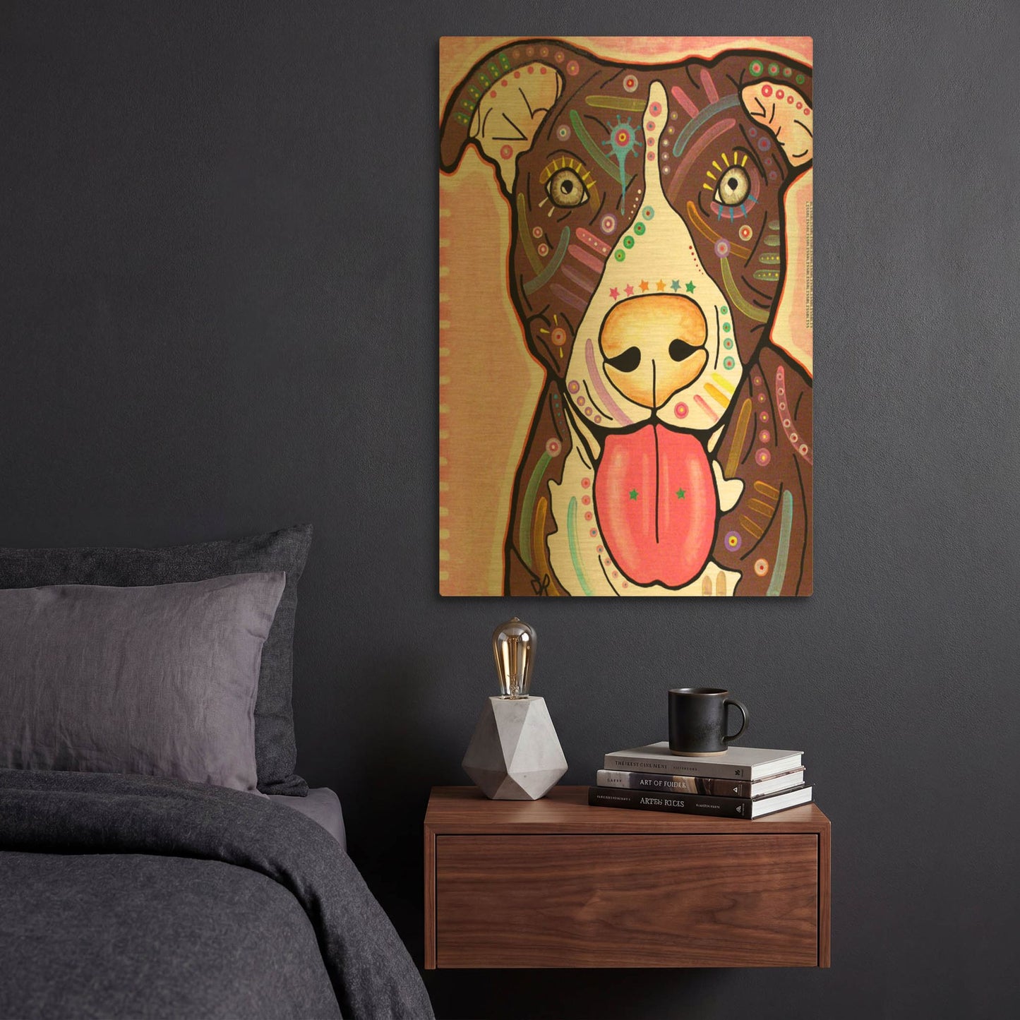 'Bliss' By Dean Russo Gold Metal Wall Art