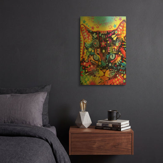 'Manx' By Dean Russo Gold Metal Wall Art