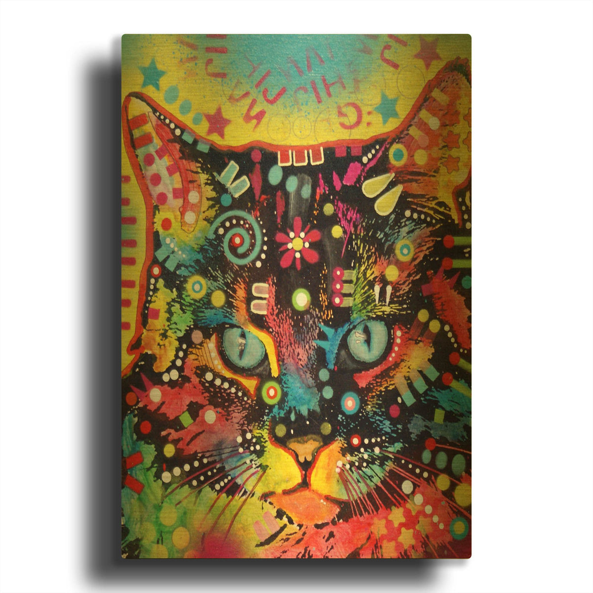 'Manx' By Dean Russo Gold Metal Wall Art