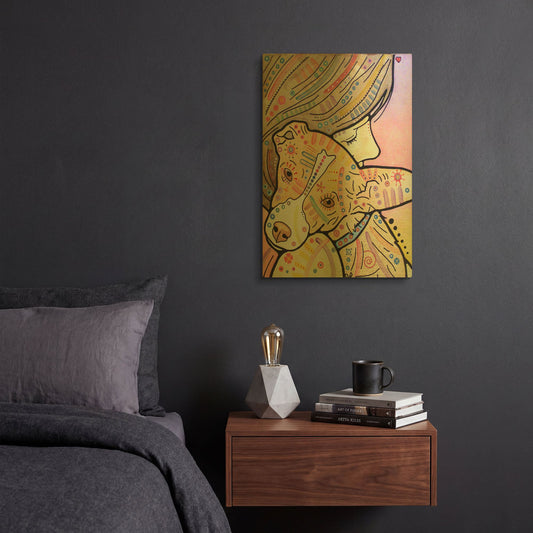 'Pixie' By Dean Russo Gold Metal Wall Art