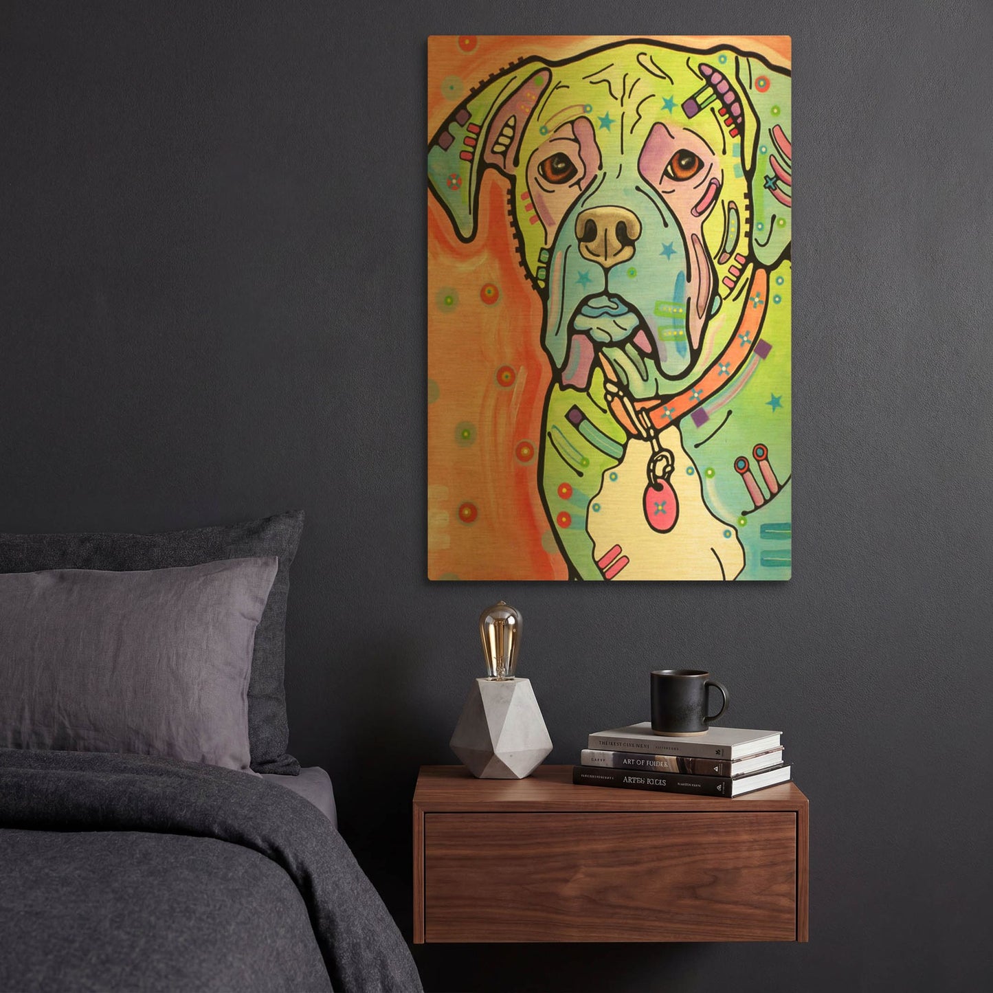'The Boxer' By Dean Russo Gold Metal Wall Art