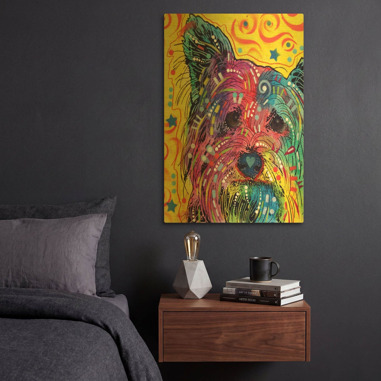 'York I' By Dean Russo Gold Metal Wall Art