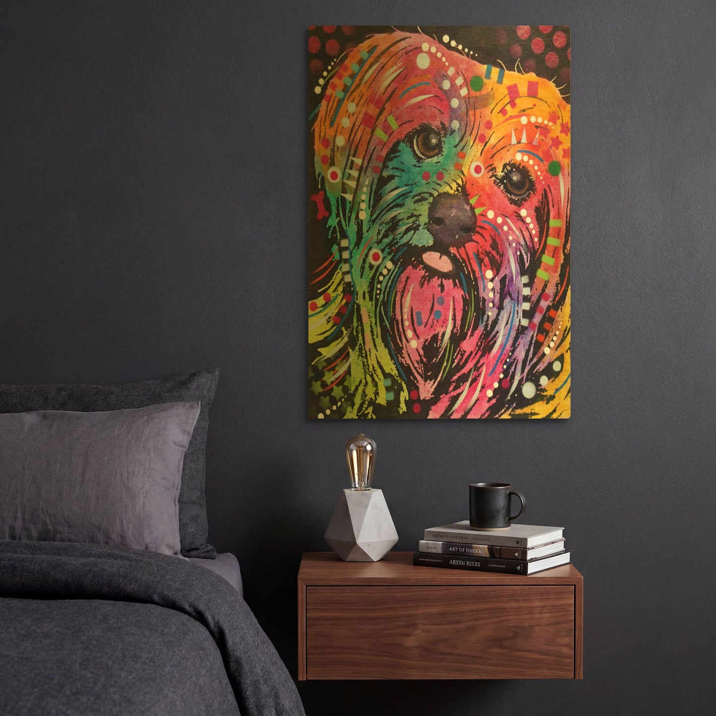 'York Ii' By Dean Russo Gold Metal Wall Art