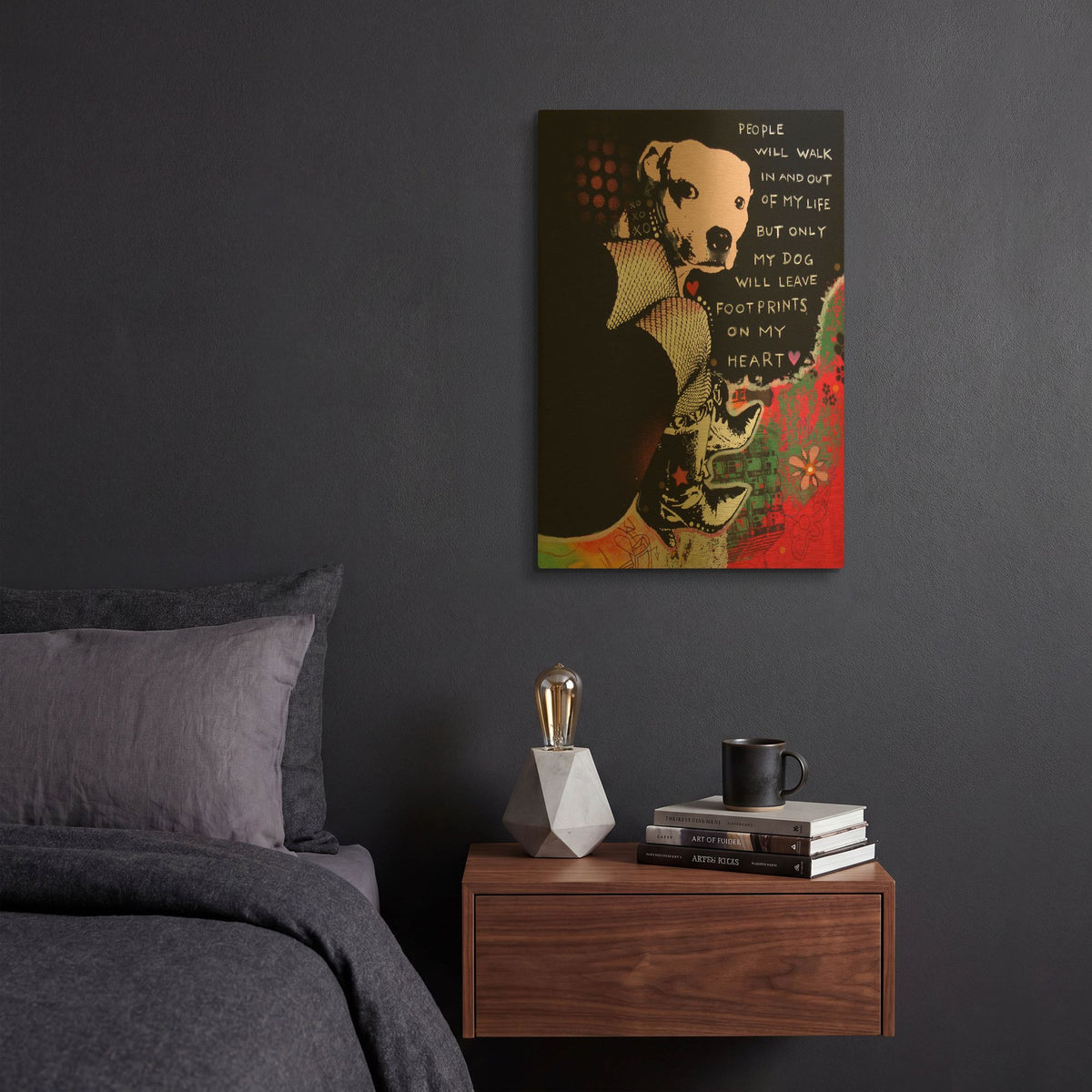 'Girls Best Friend' By Dean Russo Gold Metal Wall Art