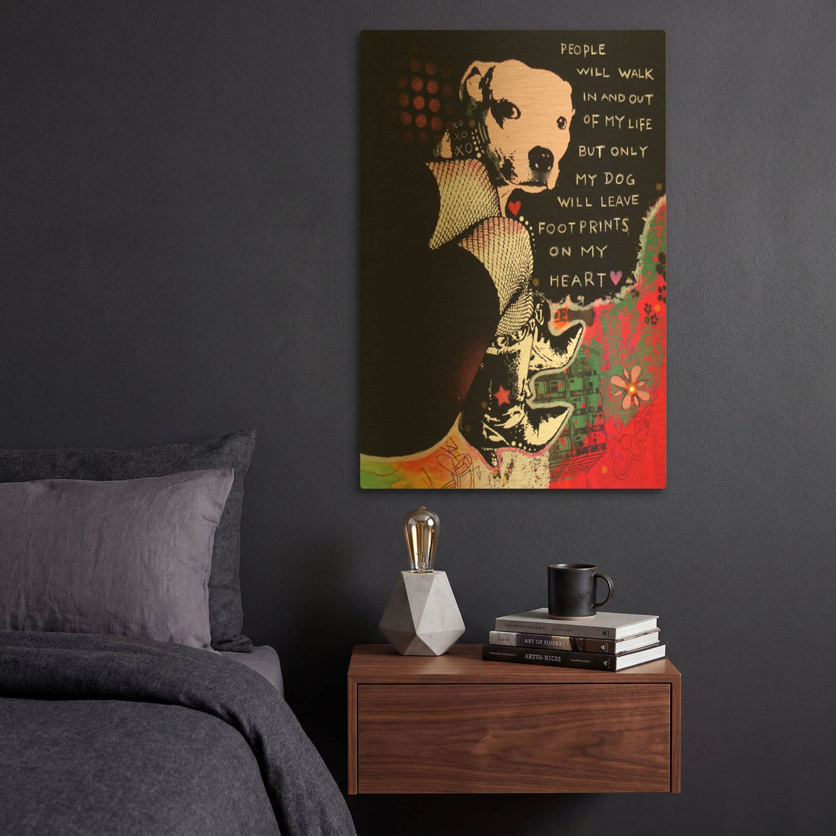 'Girls Best Friend' By Dean Russo Gold Metal Wall Art