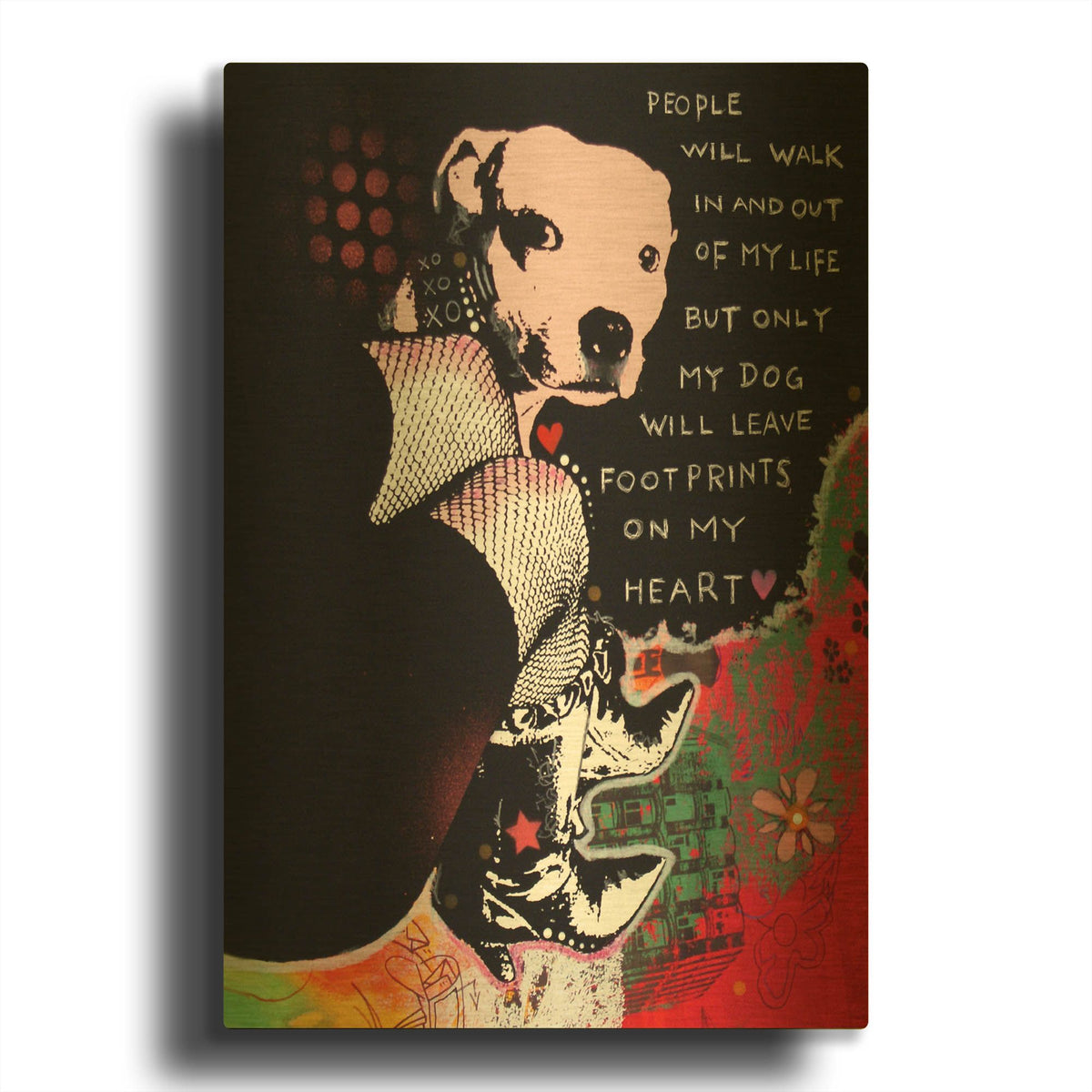 'Girls Best Friend' By Dean Russo Gold Metal Wall Art