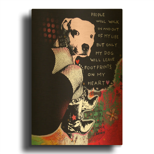 'Girls Best Friend' By Dean Russo Gold Metal Wall Art