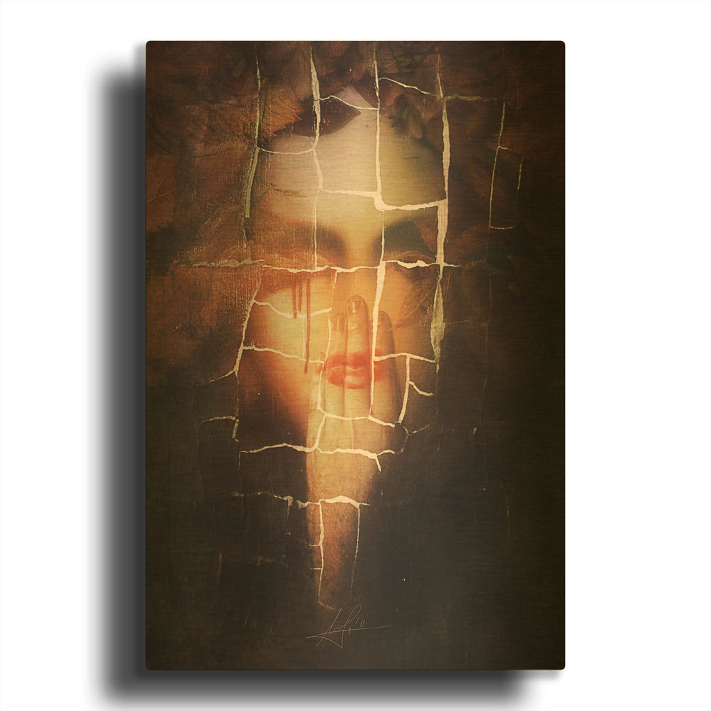 'leaves' By Mario Sanchez Nevado Gold Metal Wall Art