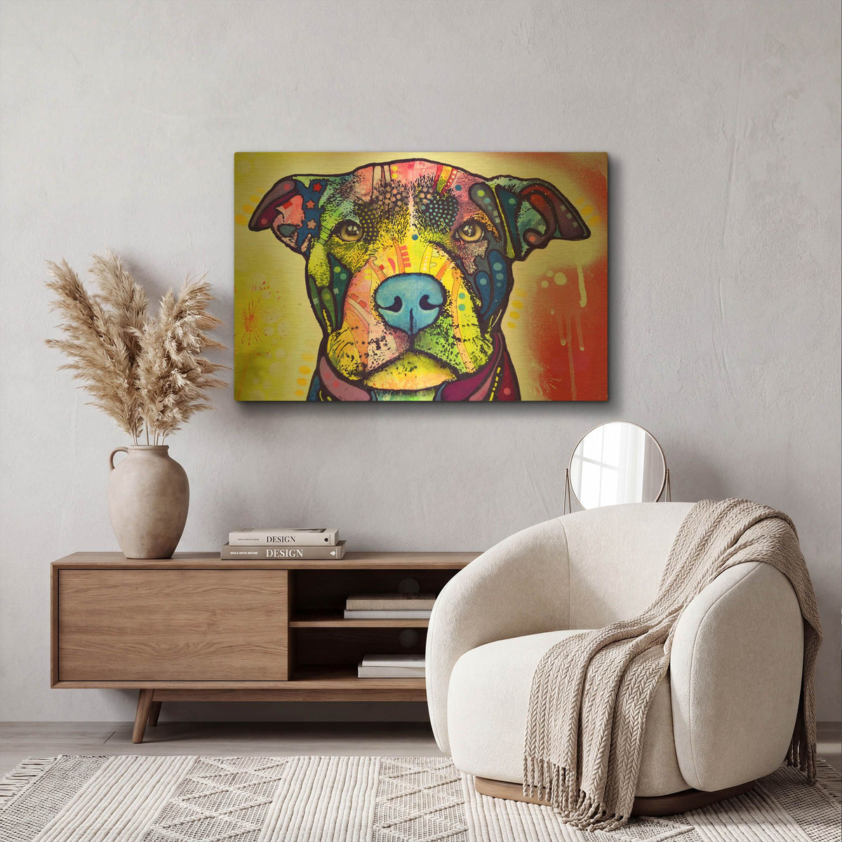'Love A Bull This Years Love 2013 Part 1' By Dean Russo Gold Metal Wall Art
