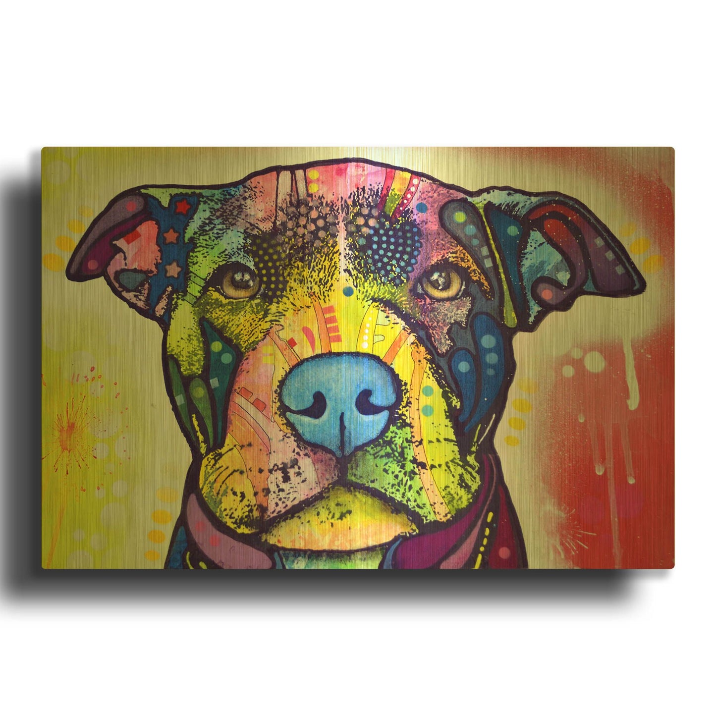 'Love A Bull This Years Love 2013 Part 1' By Dean Russo Gold Metal Wall Art