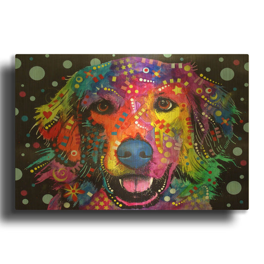 'Love Is Golden' By Dean Russo Gold Metal Wall Art