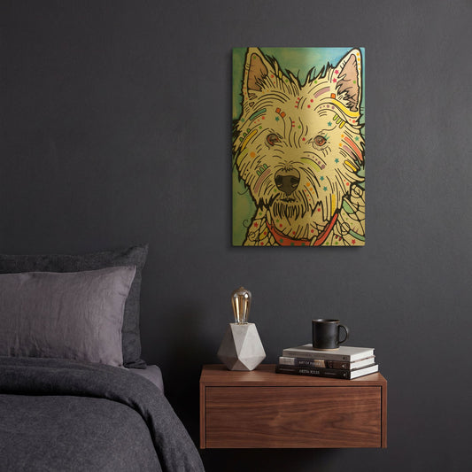 'Highland' By Dean Russo Gold Metal Wall Art
