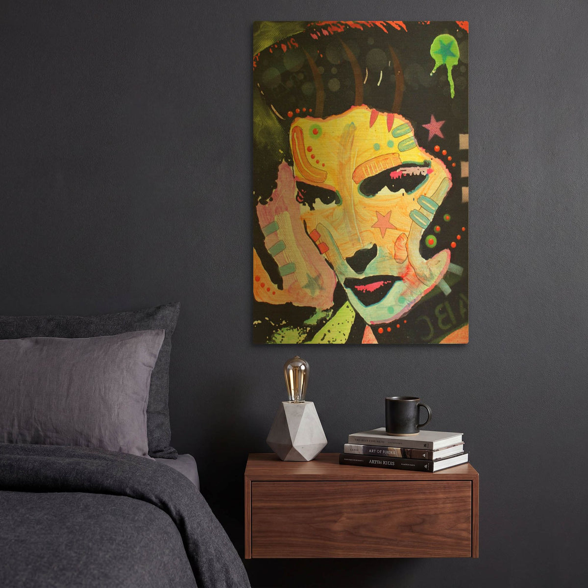 'Katherine Hepburn' By Dean Russo Gold Metal Wall Art