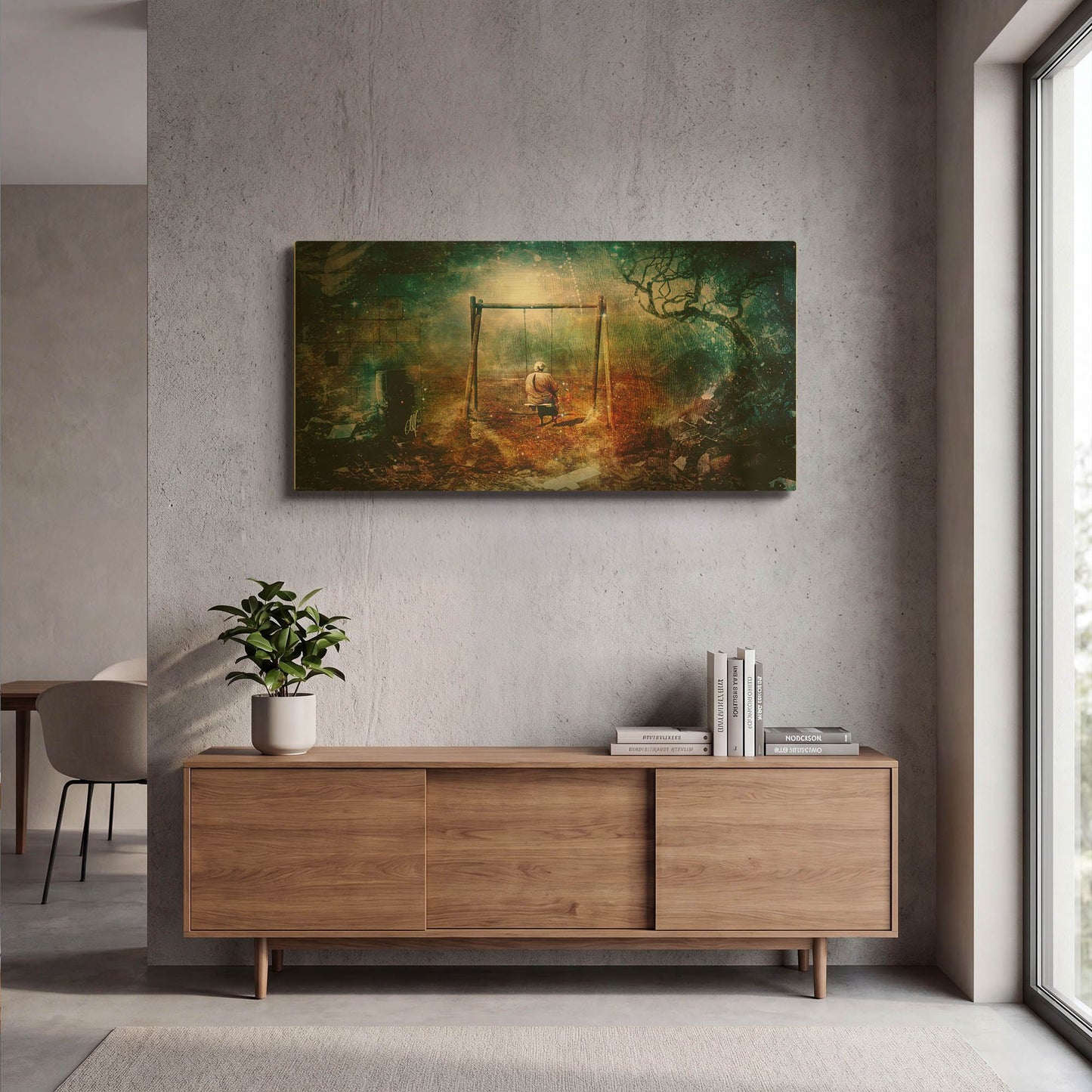 'Life cycles 2020' By Mario Sanchez Nevado Gold Metal Wall Art