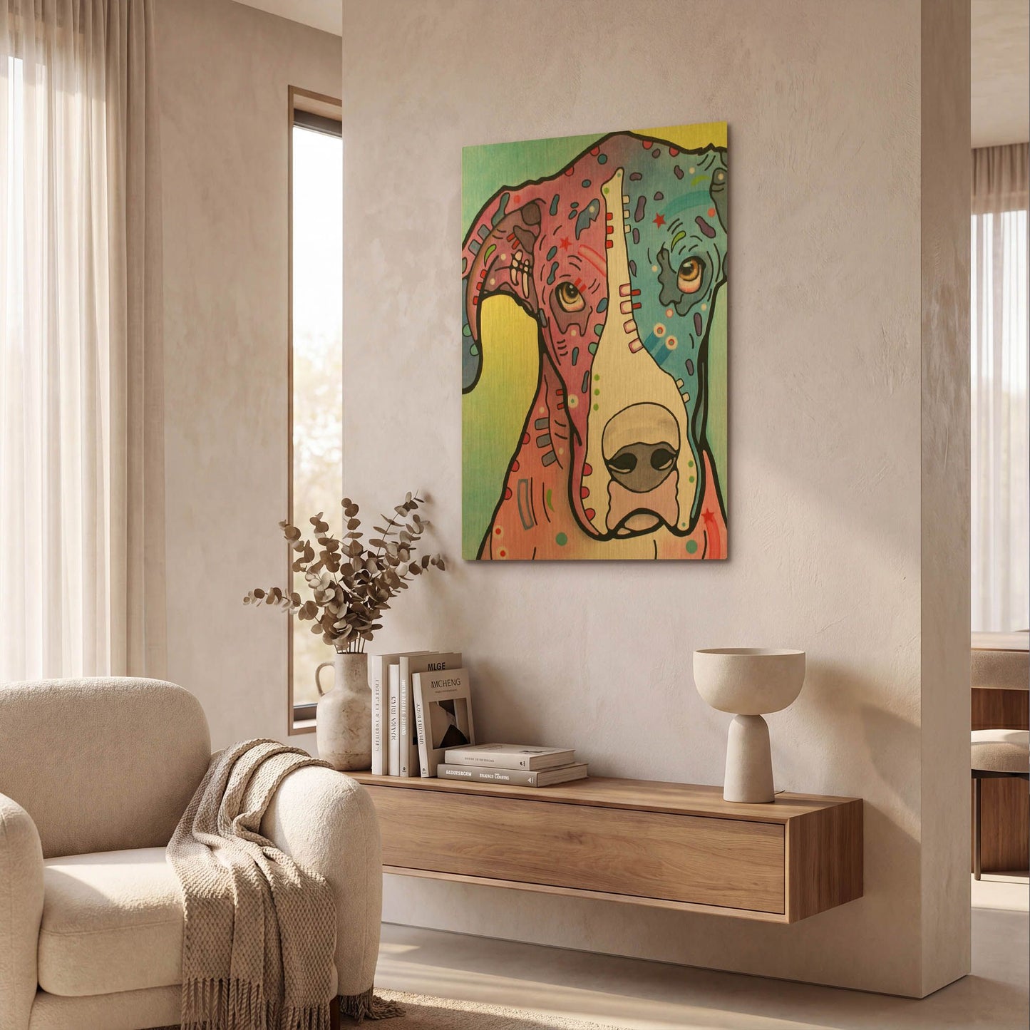 'Nobody' By Dean Russo Gold Metal Wall Art