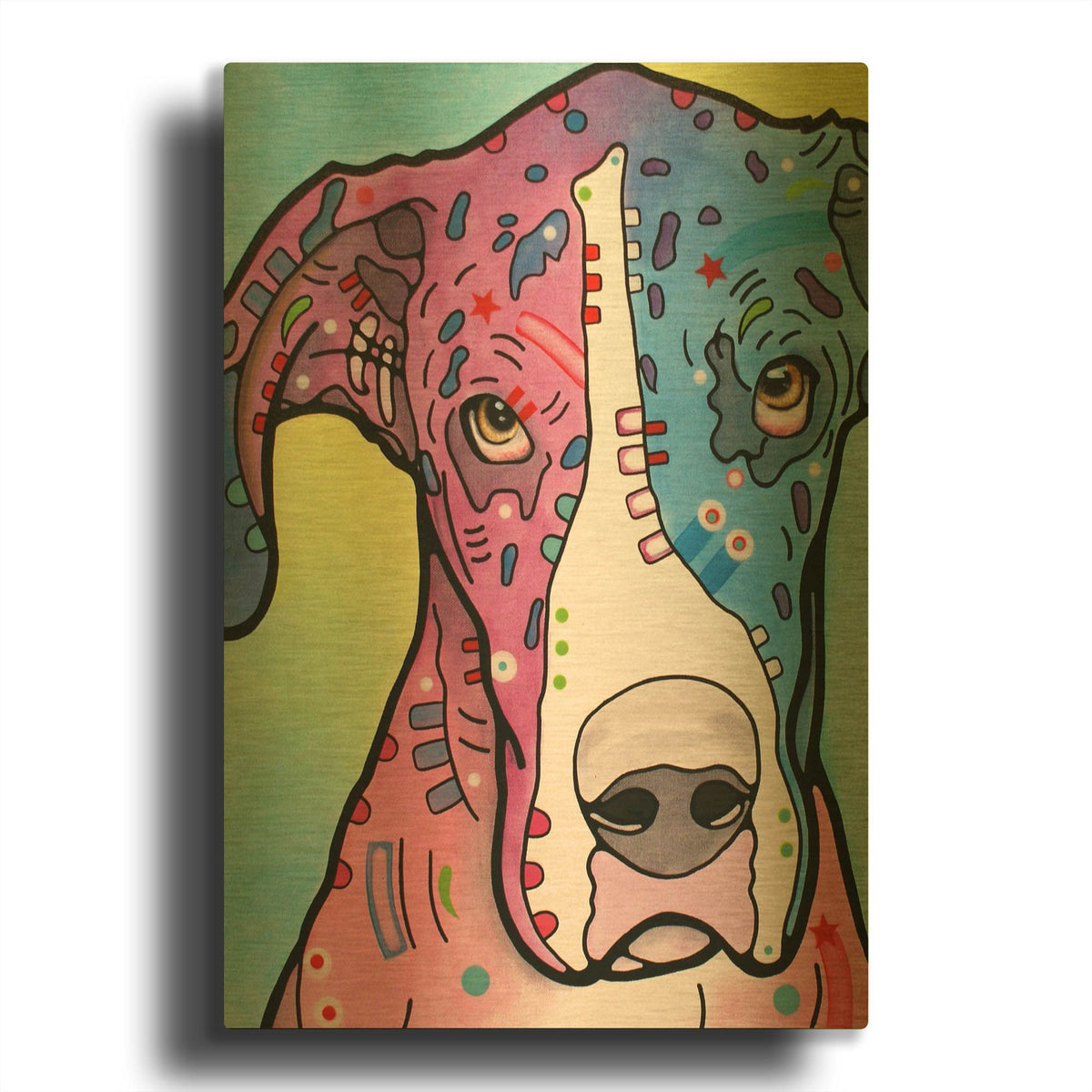 'Nobody' By Dean Russo Gold Metal Wall Art