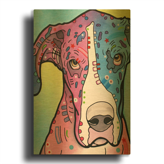 'Nobody' By Dean Russo Gold Metal Wall Art