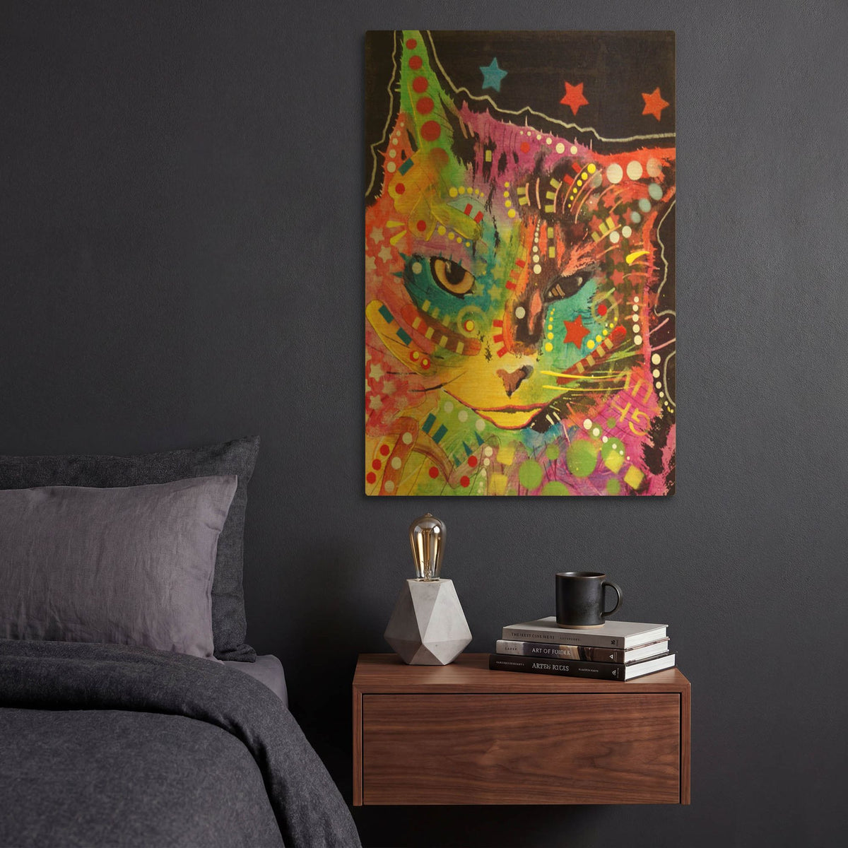 'Puff' By Dean Russo Gold Metal Wall Art