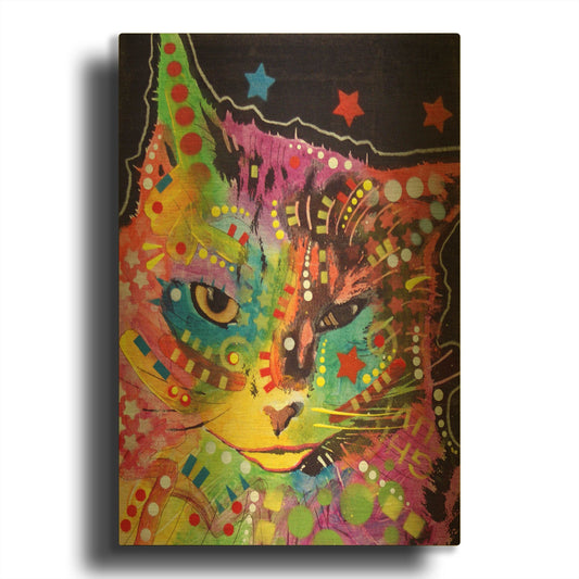 'Puff' By Dean Russo Gold Metal Wall Art