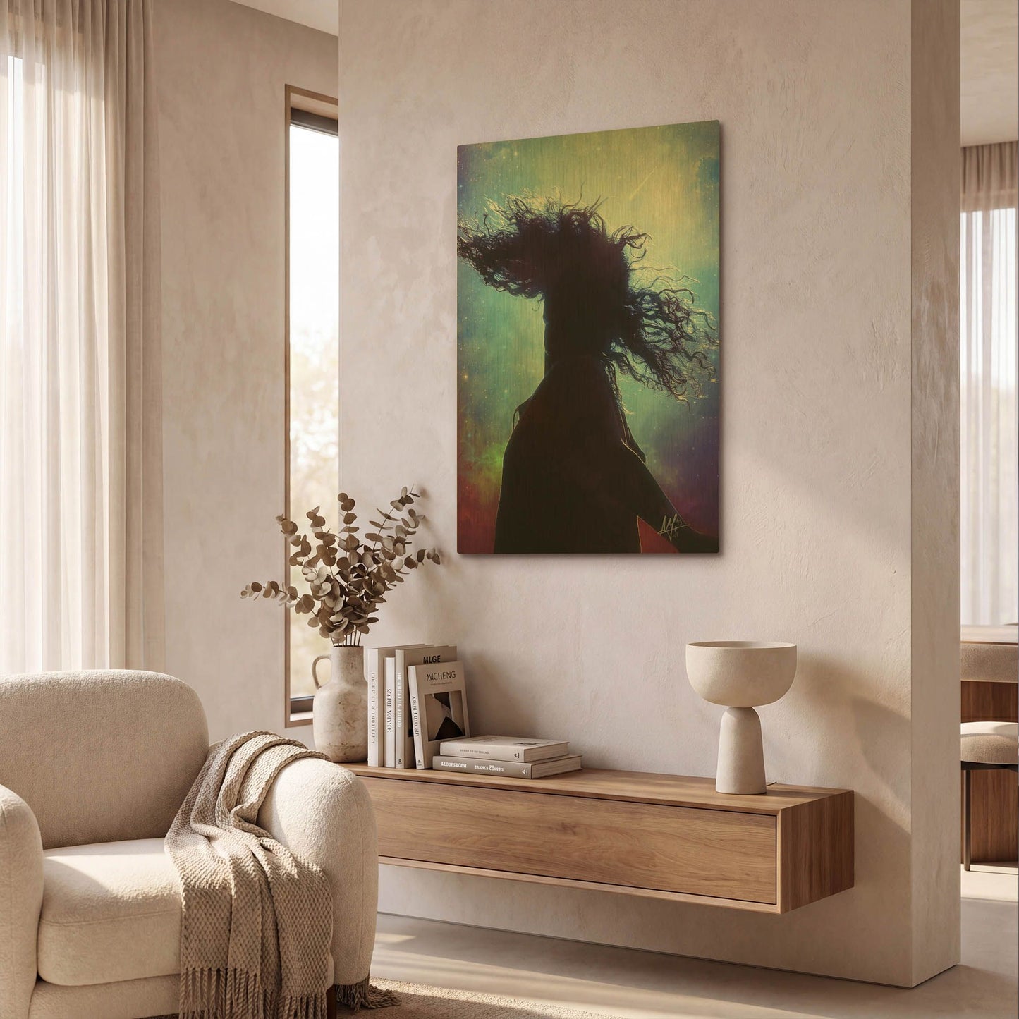 'make a wish' By Mario Sanchez Nevado Gold Metal Wall Art