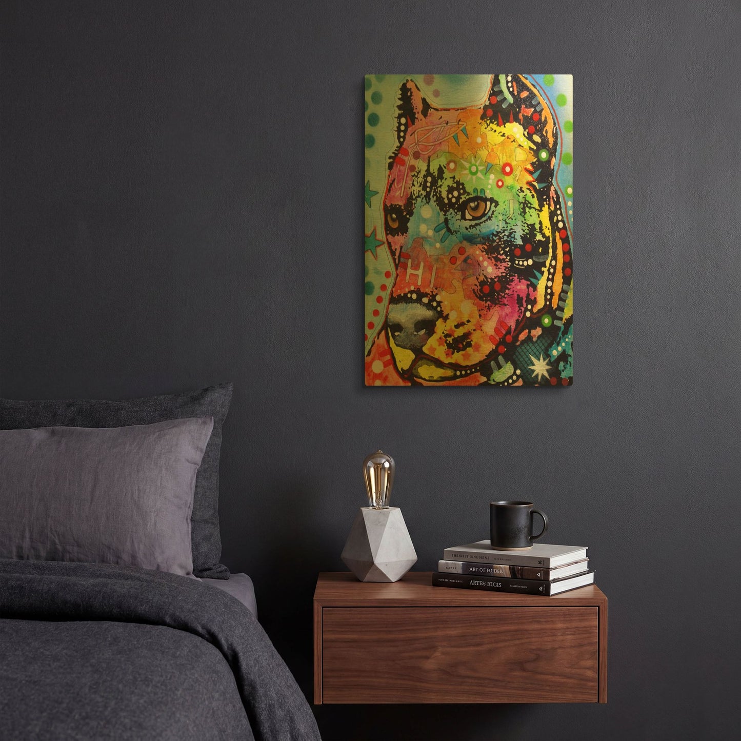'Smokey' By Dean Russo Gold Metal Wall Art