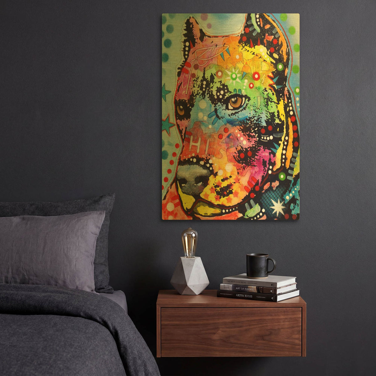 'Smokey' By Dean Russo Gold Metal Wall Art